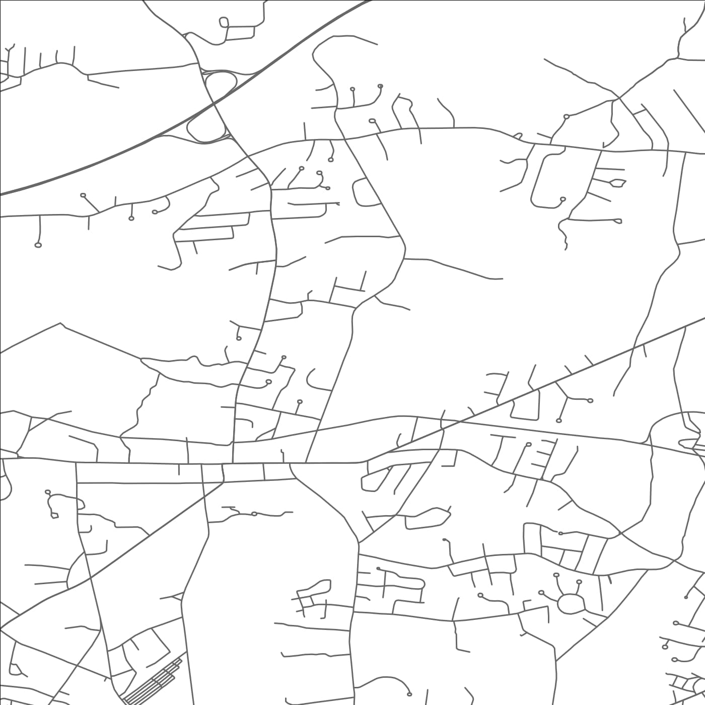 ROAD MAP OF HARWICH CENTER, MASSACHUSETTS BY MAPBAKES