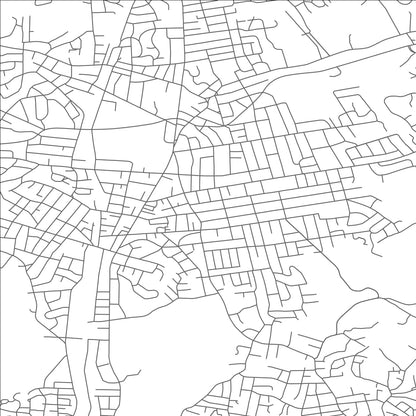 ROAD MAP OF MELROSE, MASSACHUSETTS BY MAPBAKES
