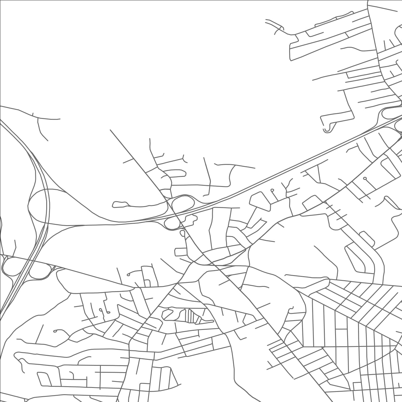 ROAD MAP OF METHUEN TOWN, MASSACHUSETTS BY MAPBAKES