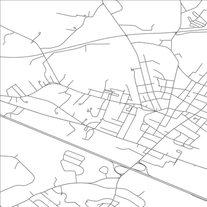 ROAD MAP OF MIDDLEBOROUGH CENTER, MASSACHUSETTS BY MAPBAKES