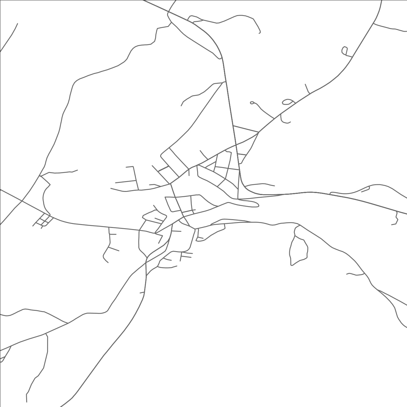 ROAD MAP OF MILLERS FALLS, MASSACHUSETTS BY MAPBAKES