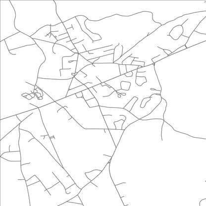 ROAD MAP OF MILLIS CLICQUOT, MASSACHUSETTS BY MAPBAKES