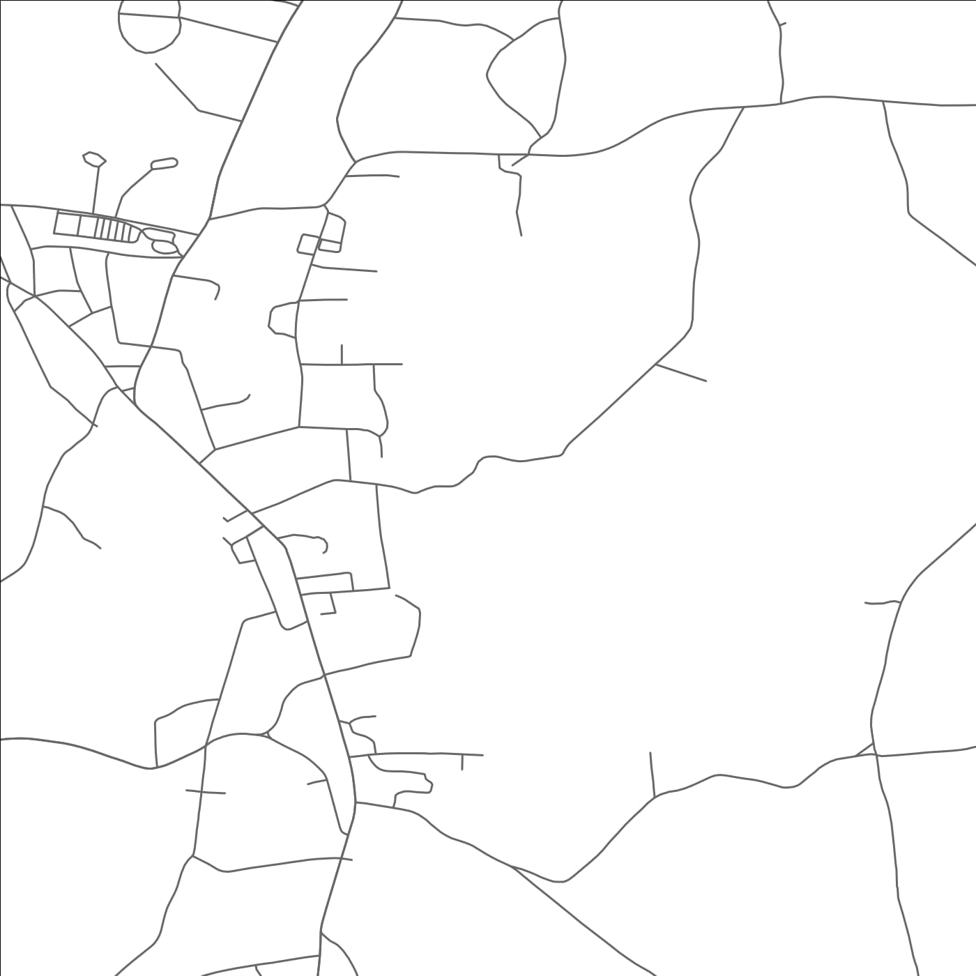 ROAD MAP OF MONSON CENTER, MASSACHUSETTS BY MAPBAKES