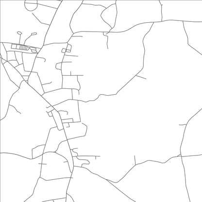 ROAD MAP OF MONSON CENTER, MASSACHUSETTS BY MAPBAKES