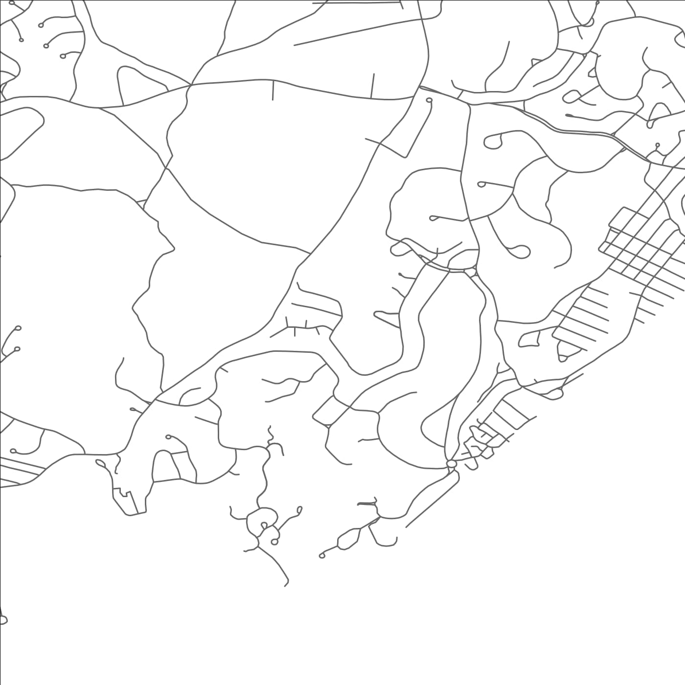 ROAD MAP OF NEW SEABURY, MASSACHUSETTS BY MAPBAKES