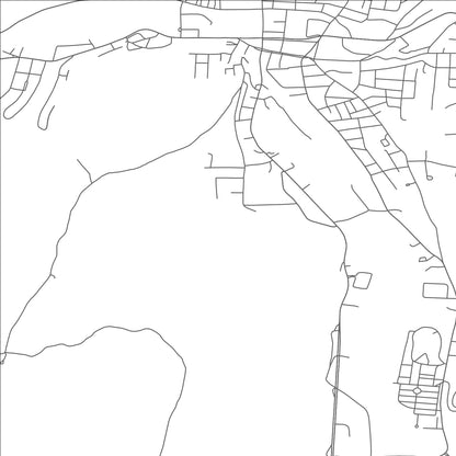 ROAD MAP OF NORTH ADAMS, MASSACHUSETTS BY MAPBAKES