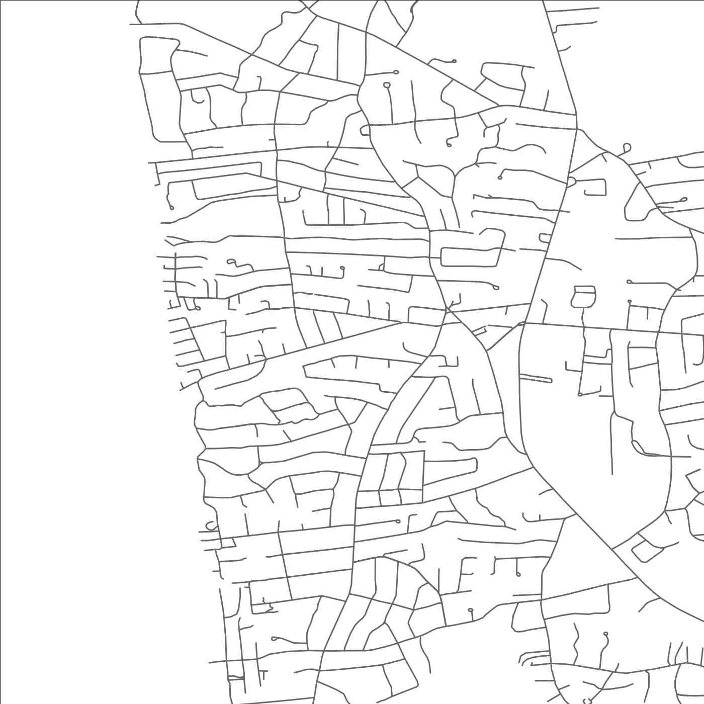 ROAD MAP OF NORTH EASTHAM, MASSACHUSETTS BY MAPBAKES