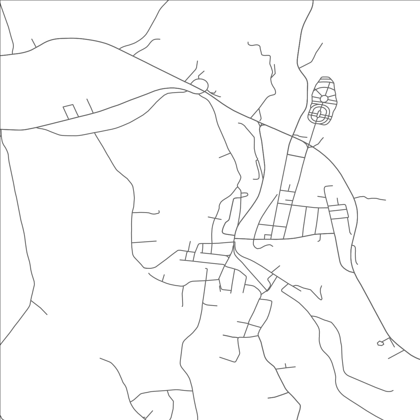 ROAD MAP OF SHELBURNE FALLS, MASSACHUSETTS BY MAPBAKES