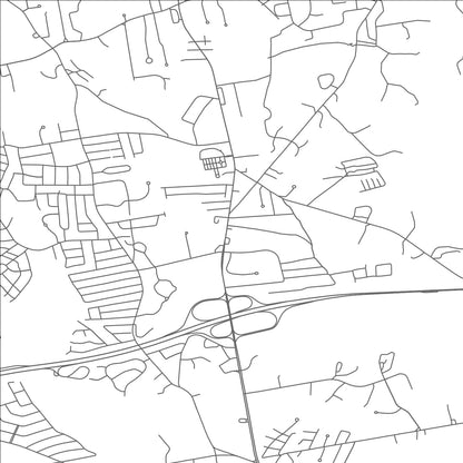 ROAD MAP OF SOUTH DENNIS, MASSACHUSETTS BY MAPBAKES