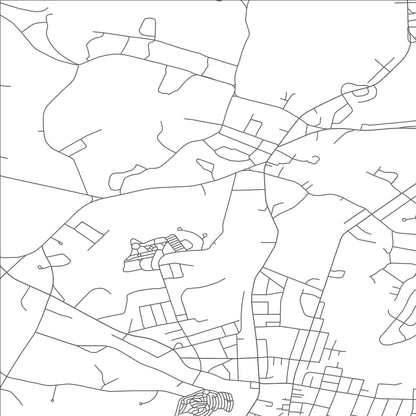 ROAD MAP OF SOUTH LANCASTER, MASSACHUSETTS BY MAPBAKES