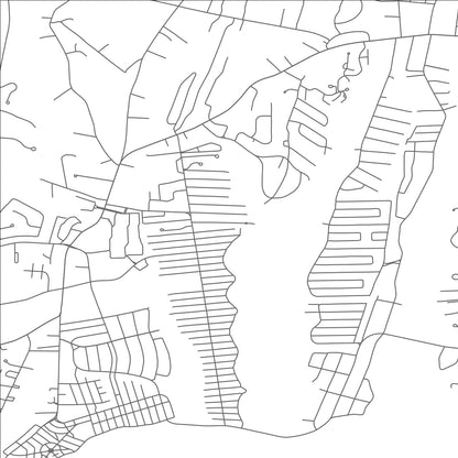 ROAD MAP OF TEATICKET, MASSACHUSETTS BY MAPBAKES