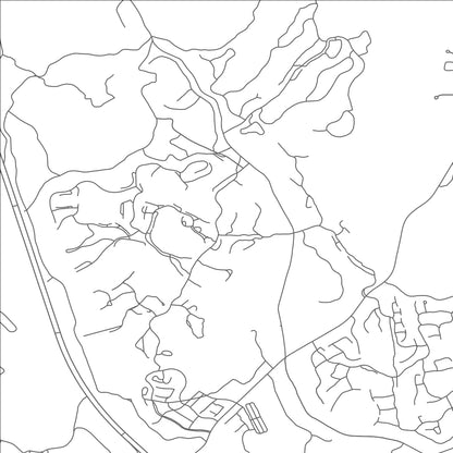 ROAD MAP OF THE PINEHILLS, MASSACHUSETTS BY MAPBAKES