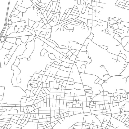 ROAD MAP OF WALTHAM, MASSACHUSETTS BY MAPBAKES