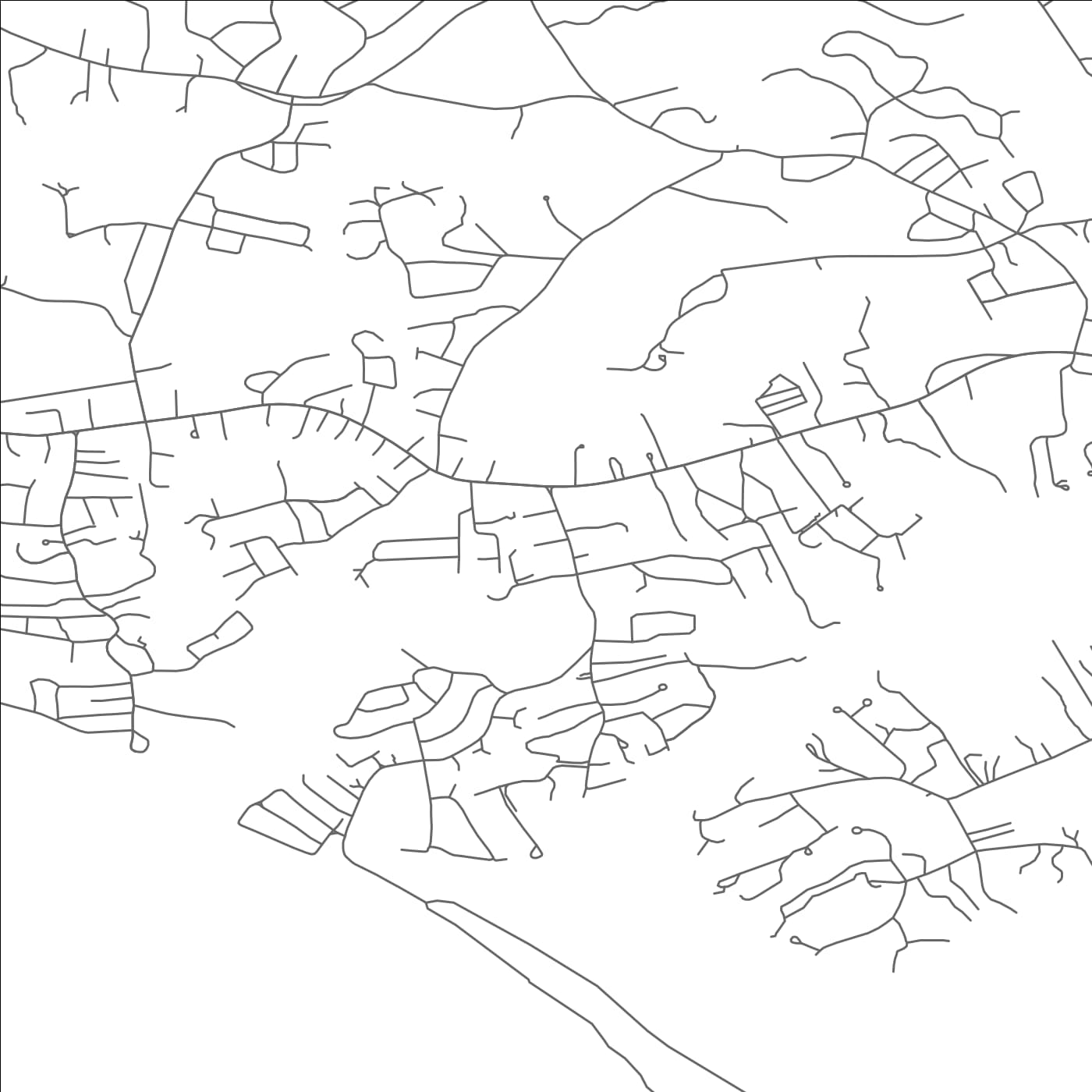 ROAD MAP OF WEST CHATHAM, MASSACHUSETTS BY MAPBAKES