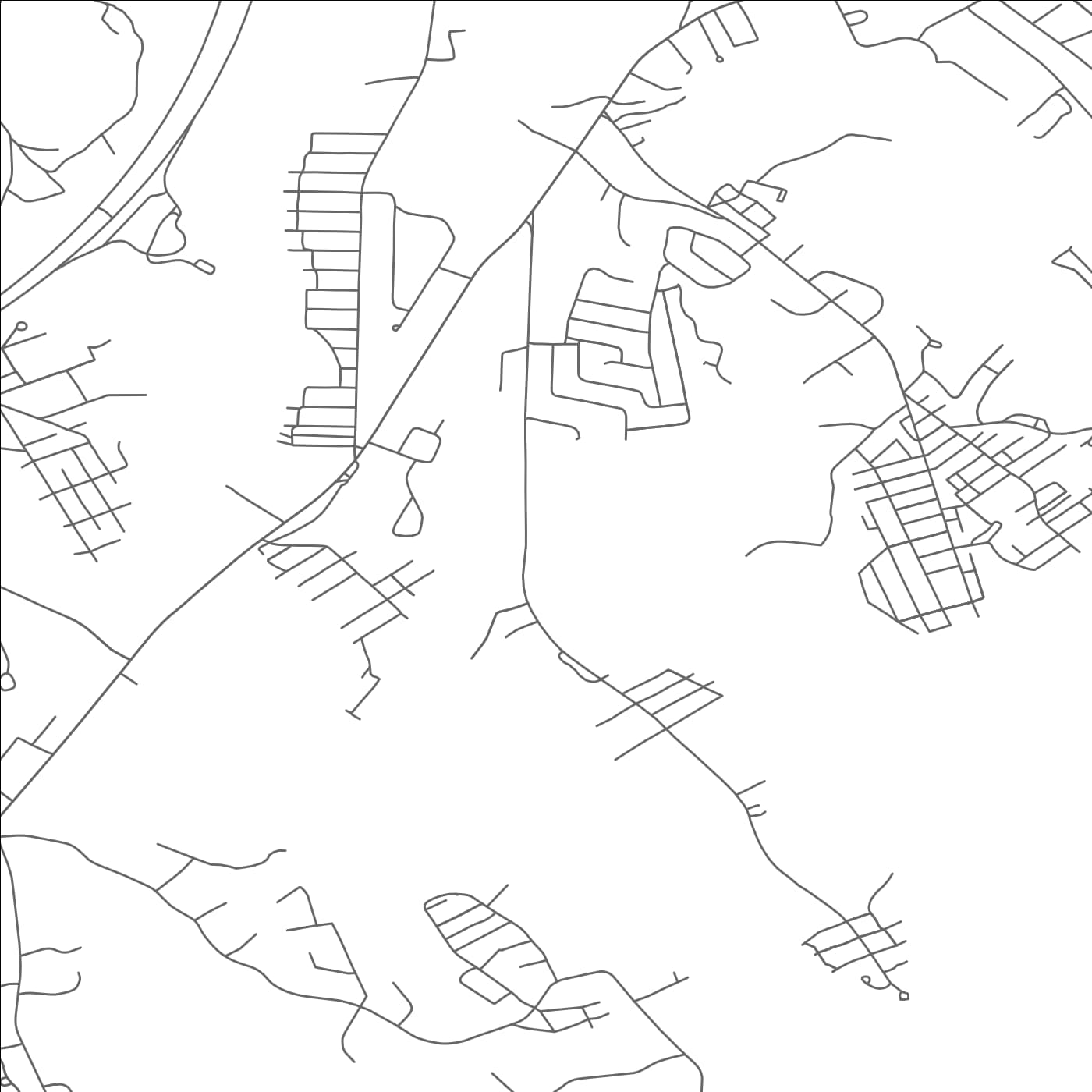 ROAD MAP OF WEWEANTIC, MASSACHUSETTS BY MAPBAKES