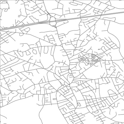 ROAD MAP OF WOBURN, MASSACHUSETTS BY MAPBAKES