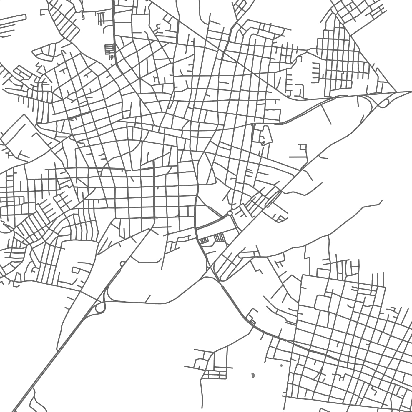 ROAD MAP OF ACAYUCAN, MEXICO BY MAPBAKES