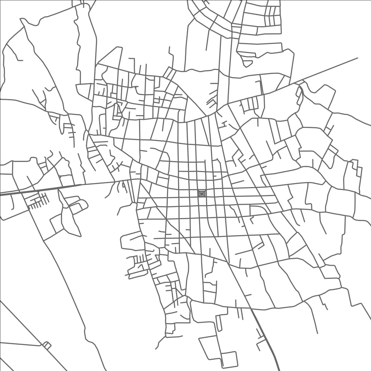 ROAD MAP OF AJALPAN, MEXICO BY MAPBAKES