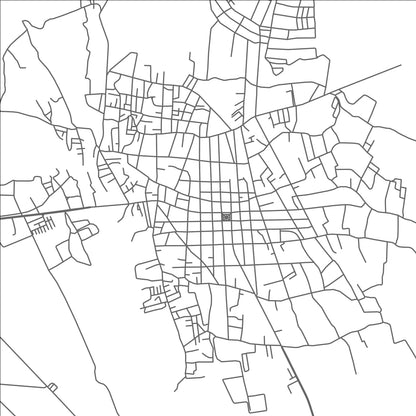 ROAD MAP OF AJALPAN, MEXICO BY MAPBAKES