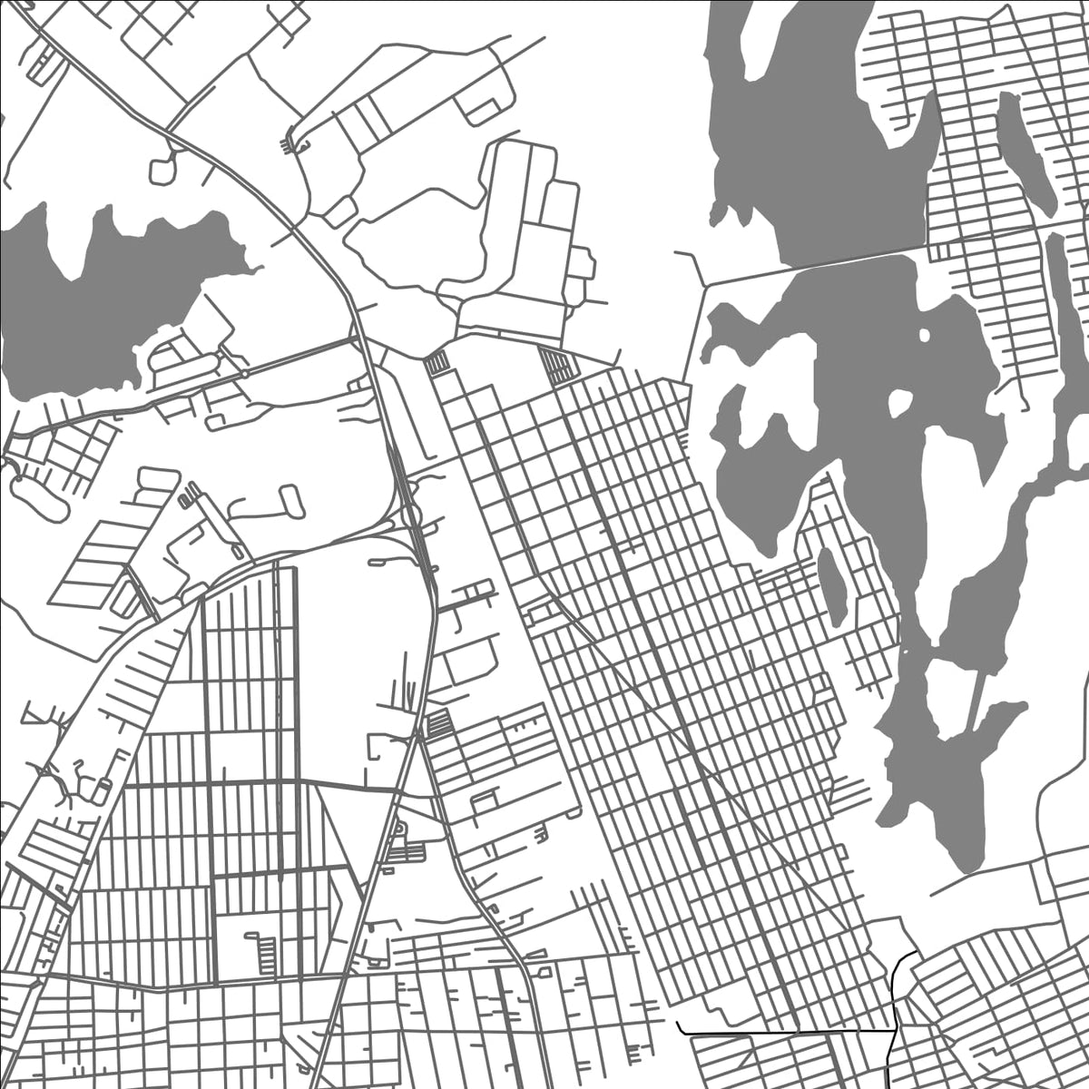 ROAD MAP OF ALTAMIRA, MEXICO BY MAPBAKES