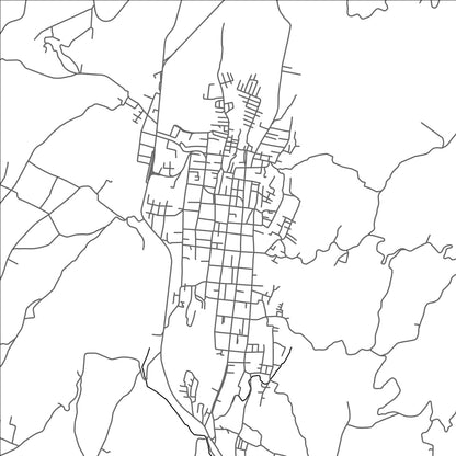 ROAD MAP OF ALTOTONGA, MEXICO BY MAPBAKES
