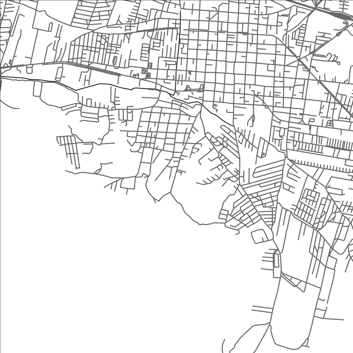 ROAD MAP OF AMOZOC, MEXICO BY MAPBAKES