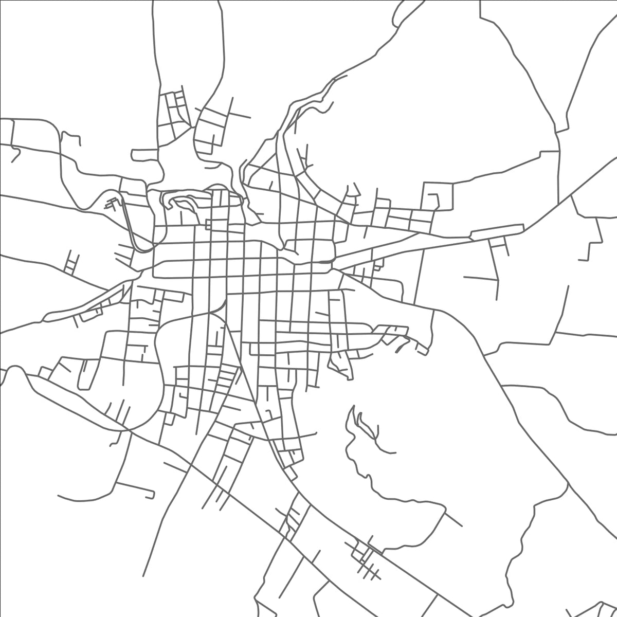 ROAD MAP OF CHERAN, MEXICO BY MAPBAKES