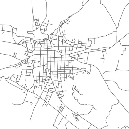 ROAD MAP OF CHERAN, MEXICO BY MAPBAKES
