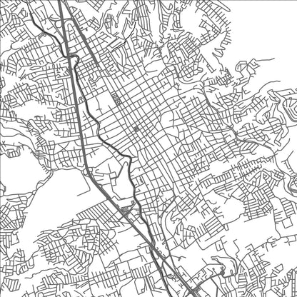 ROAD MAP OF CHILPANCINGO, MEXICO BY MAPBAKES