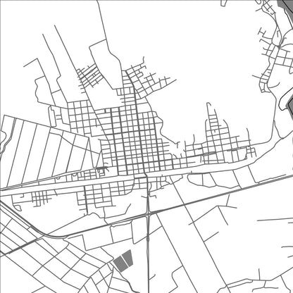 ROAD MAP OF CIUDAD DE ARMERIA, MEXICO BY MAPBAKES
