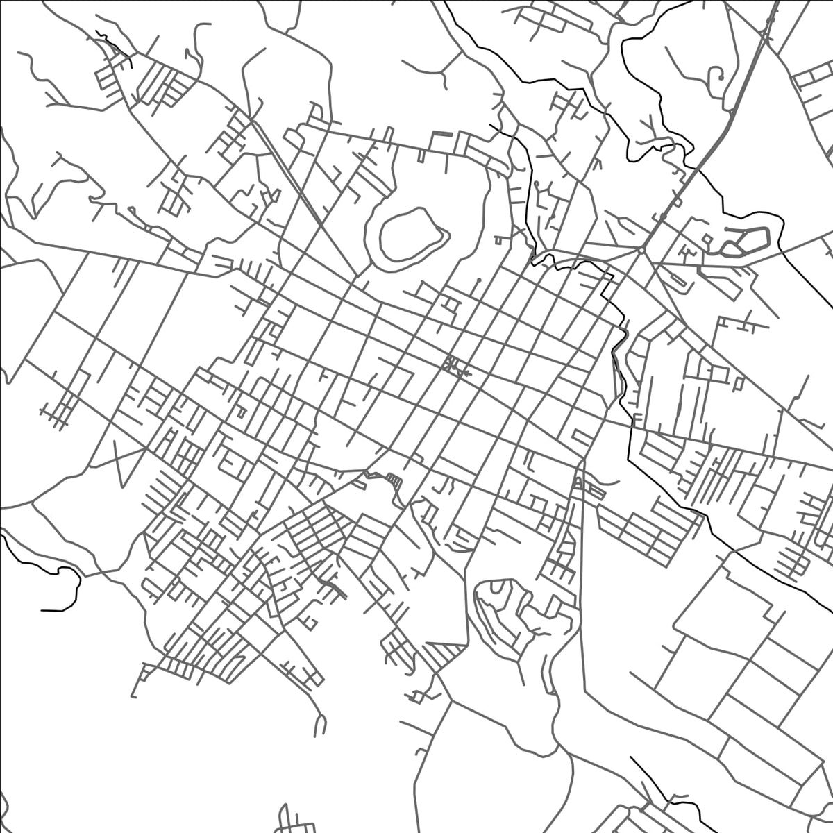ROAD MAP OF COATEPEC, MEXICO BY MAPBAKES