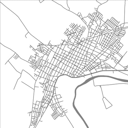 ROAD MAP OF COSAMALOAPAN, MEXICO BY MAPBAKES