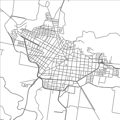 ROAD MAP OF EL GRULLO, MEXICO BY MAPBAKES