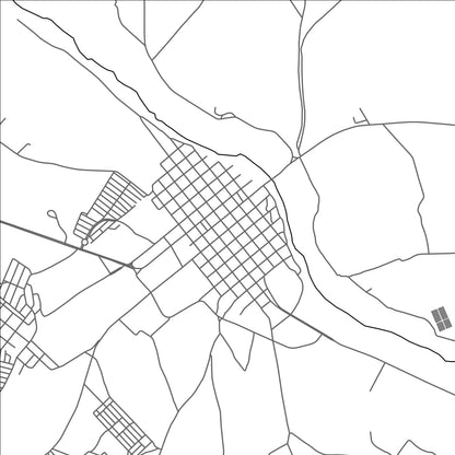 ROAD MAP OF GENERAL ZUAZUA, MEXICO BY MAPBAKES