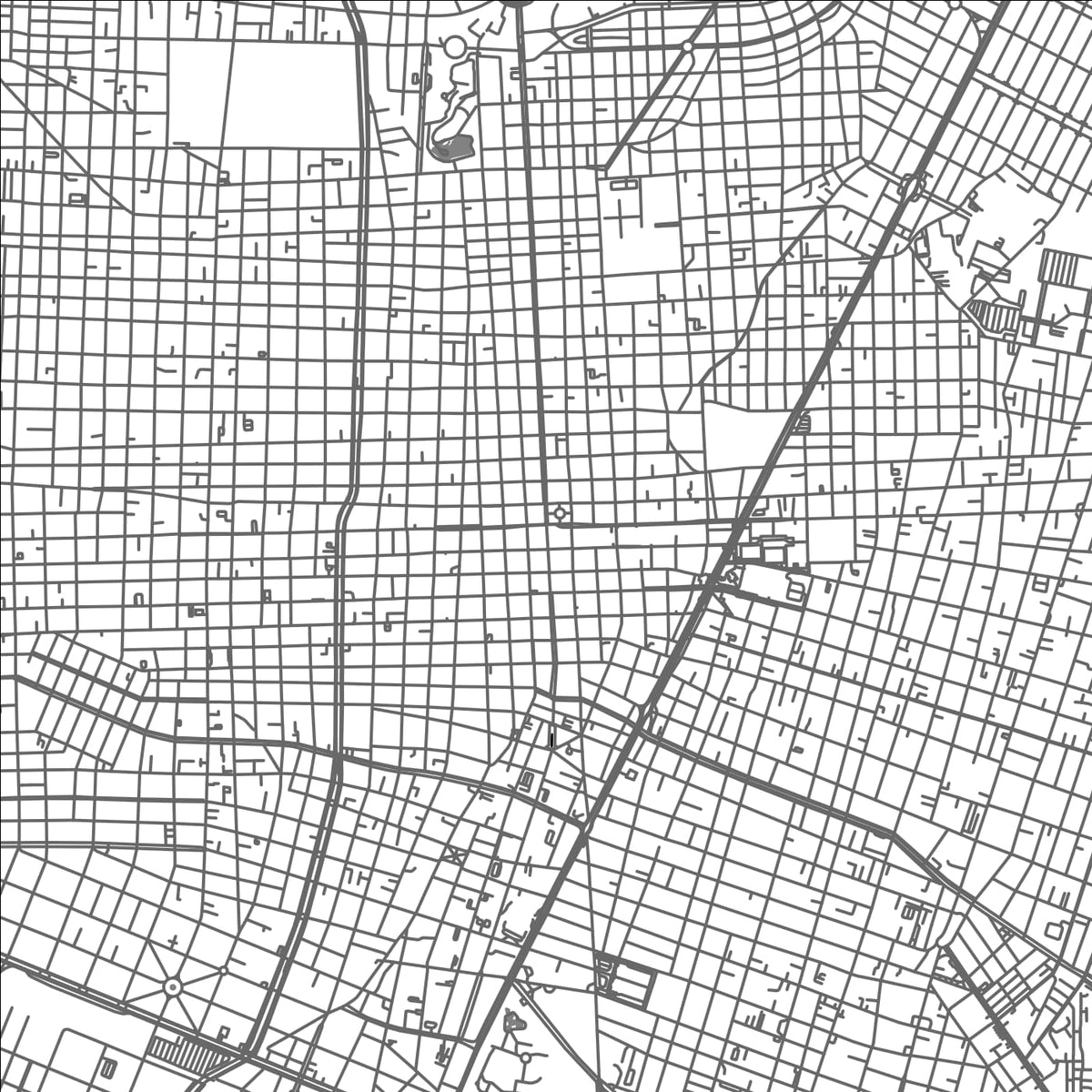ROAD MAP OF GUADALAJARA, MEXICO BY MAPBAKES