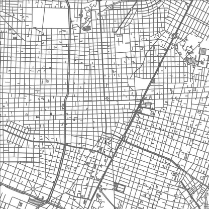 ROAD MAP OF GUADALAJARA, MEXICO BY MAPBAKES
