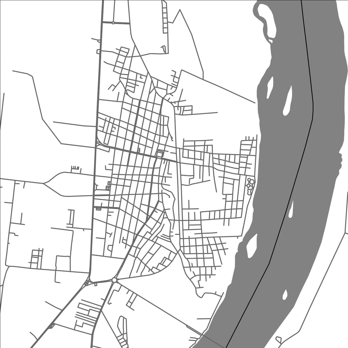 ROAD MAP OF HUIMANGUILLO, MEXICO BY MAPBAKES