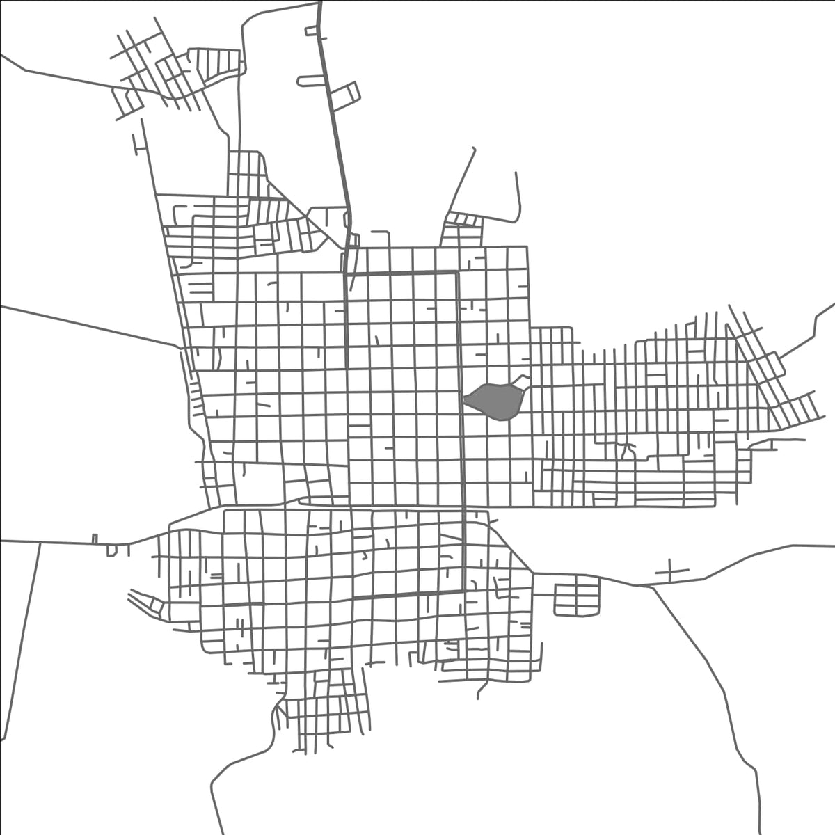 ROAD MAP OF ISLA, MEXICO BY MAPBAKES