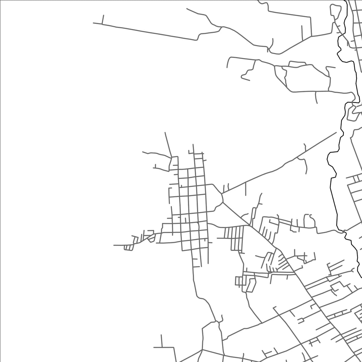 ROAD MAP OF IXHUATLANCILLO, MEXICO BY MAPBAKES