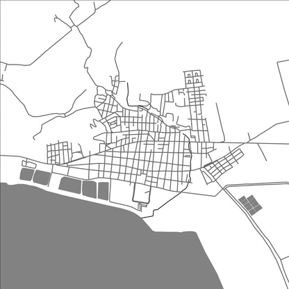 ROAD MAP OF JAMAY, MEXICO BY MAPBAKES