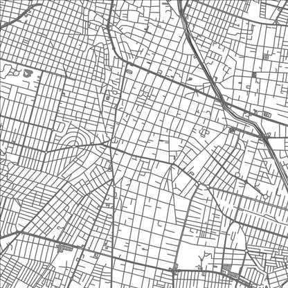 ROAD MAP OF LEON DE LOS ALDAMA, MEXICO BY MAPBAKES