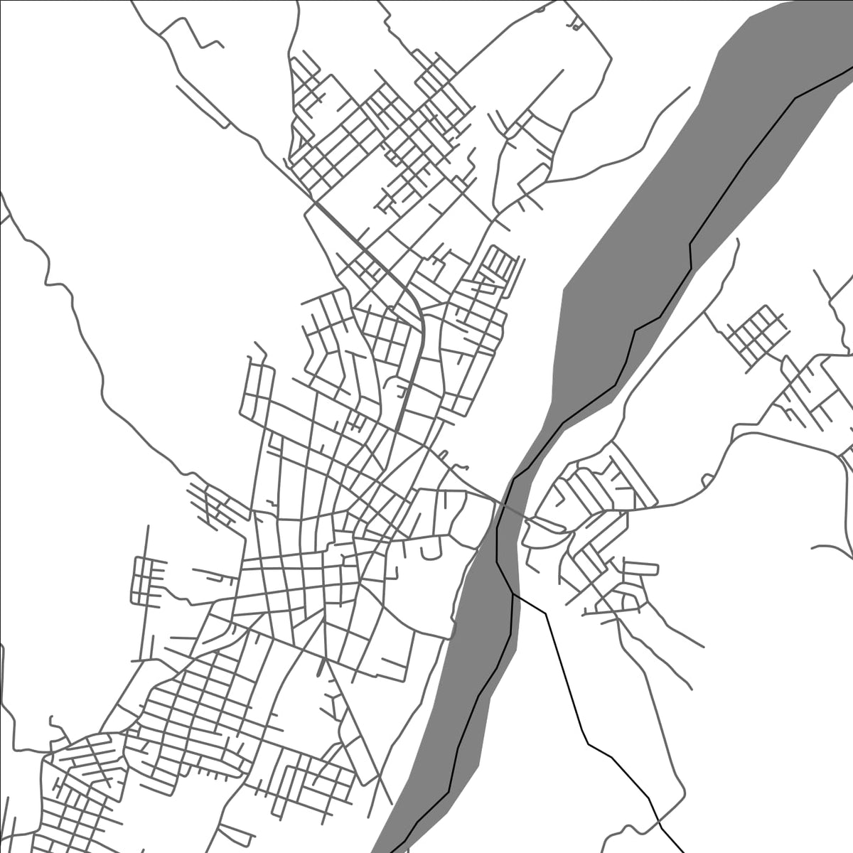 ROAD MAP OF MISANTLA, MEXICO BY MAPBAKES