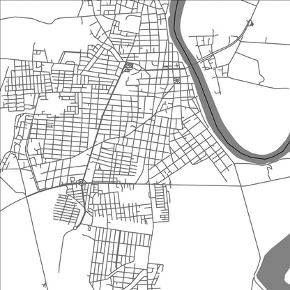 ROAD MAP OF PANUCO, MEXICO BY MAPBAKES