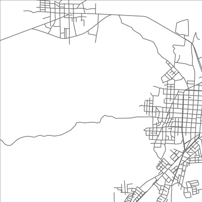 ROAD MAP OF PARACHO DE VERDUZCO, MEXICO BY MAPBAKES