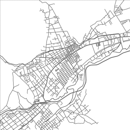 ROAD MAP OF RIO BLANCO, MEXICO BY MAPBAKES