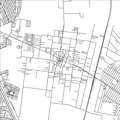 ROAD MAP OF TONANITLA, MEXICO BY MAPBAKES