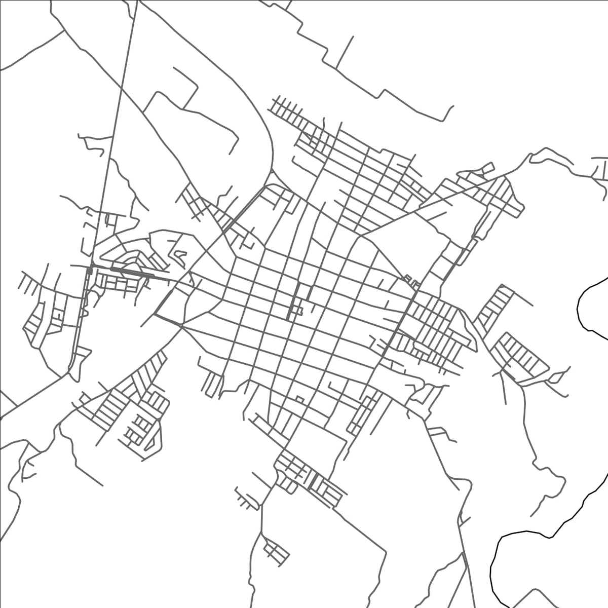 ROAD MAP OF TUXPAN, MEXICO BY MAPBAKES