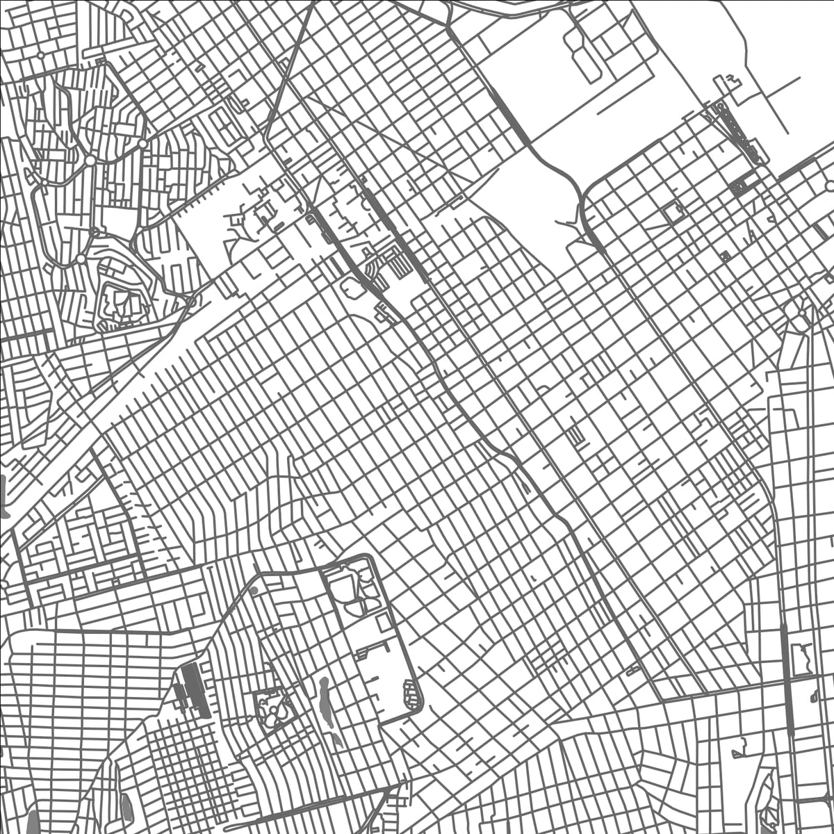 ROAD MAP OF VERACRUZ, MEXICO BY MAPBAKES