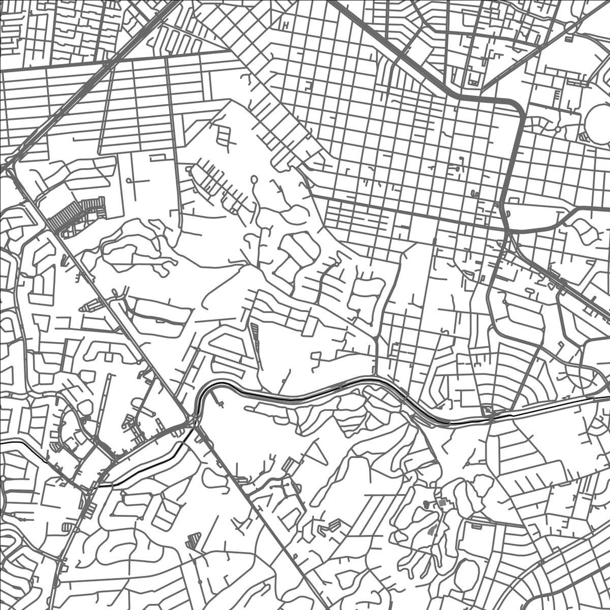 ROAD MAP OF ZAPOPAN, MEXICO BY MAPBAKES