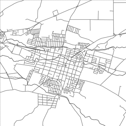 ROAD MAP OF ZAPOTILTIC, MEXICO BY MAPBAKES